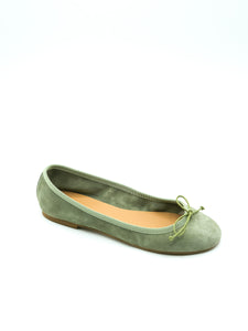 Ballerina camoscio menta