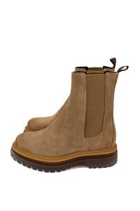 Stivaletto combat taupe