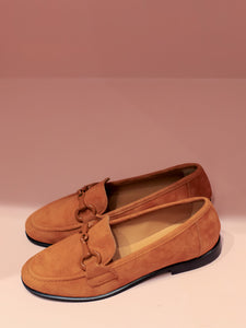 Mocassino Camoscio Cognac