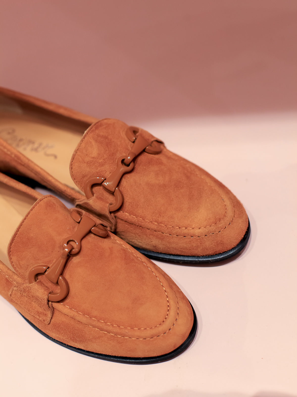 Mocassino Camoscio Cognac