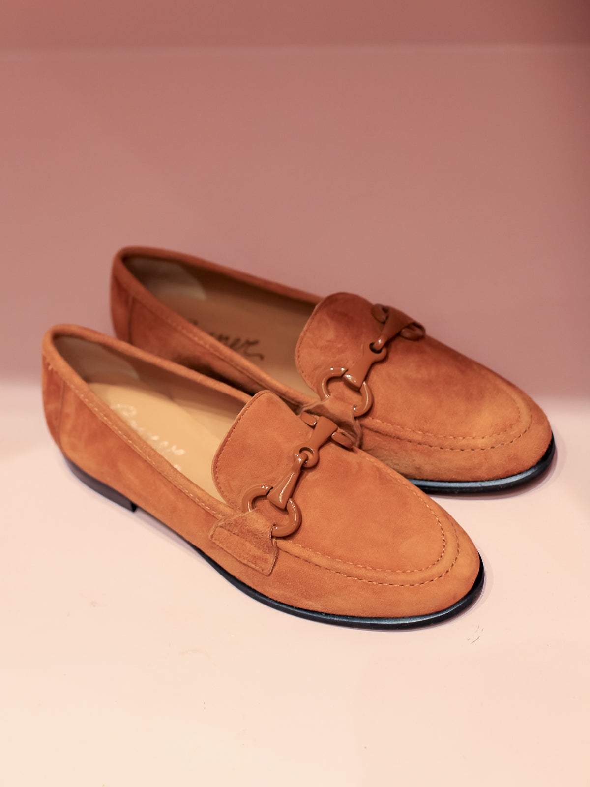 Mocassino Camoscio Cognac