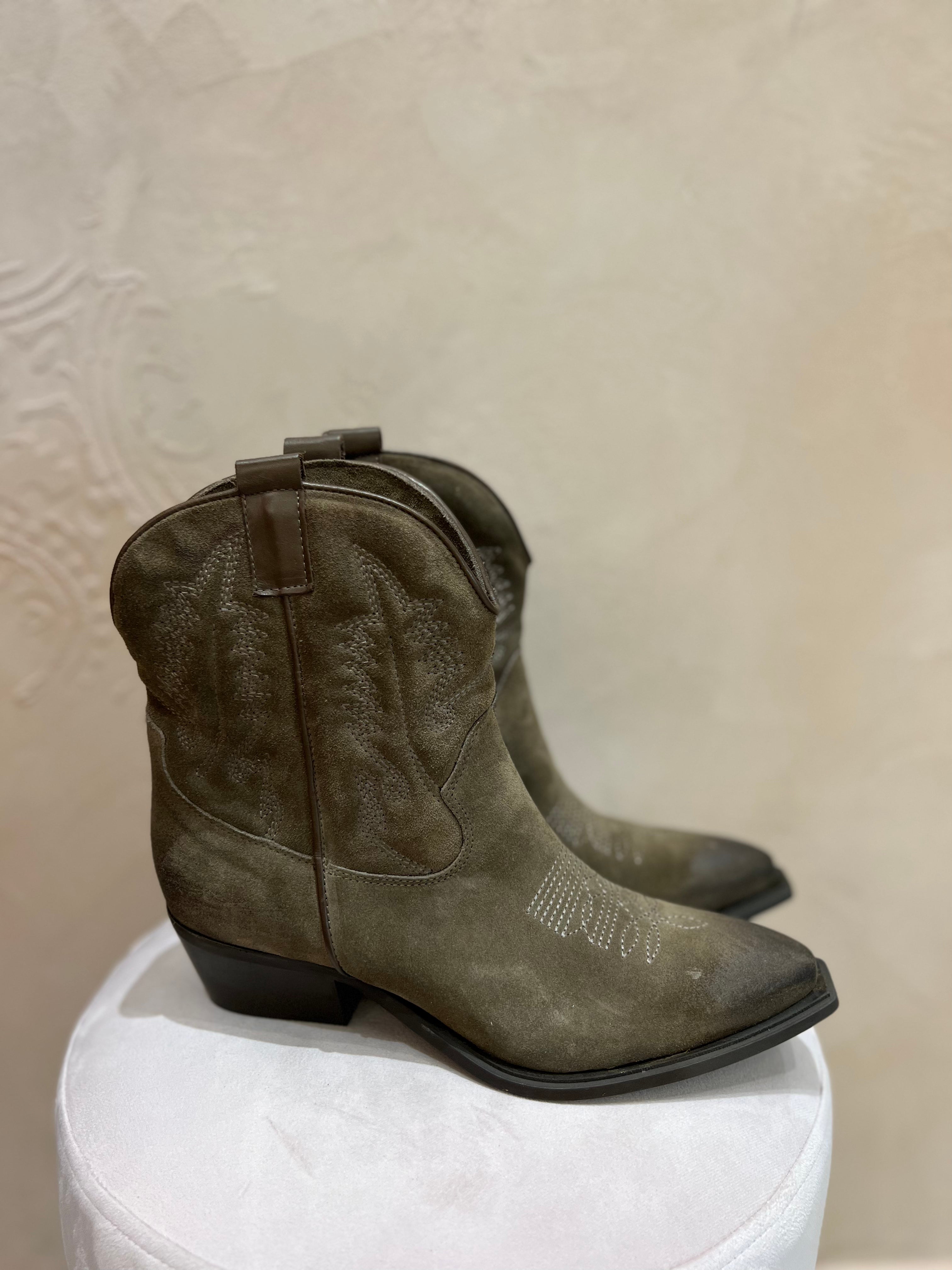 Stivaletto Texano Taupe