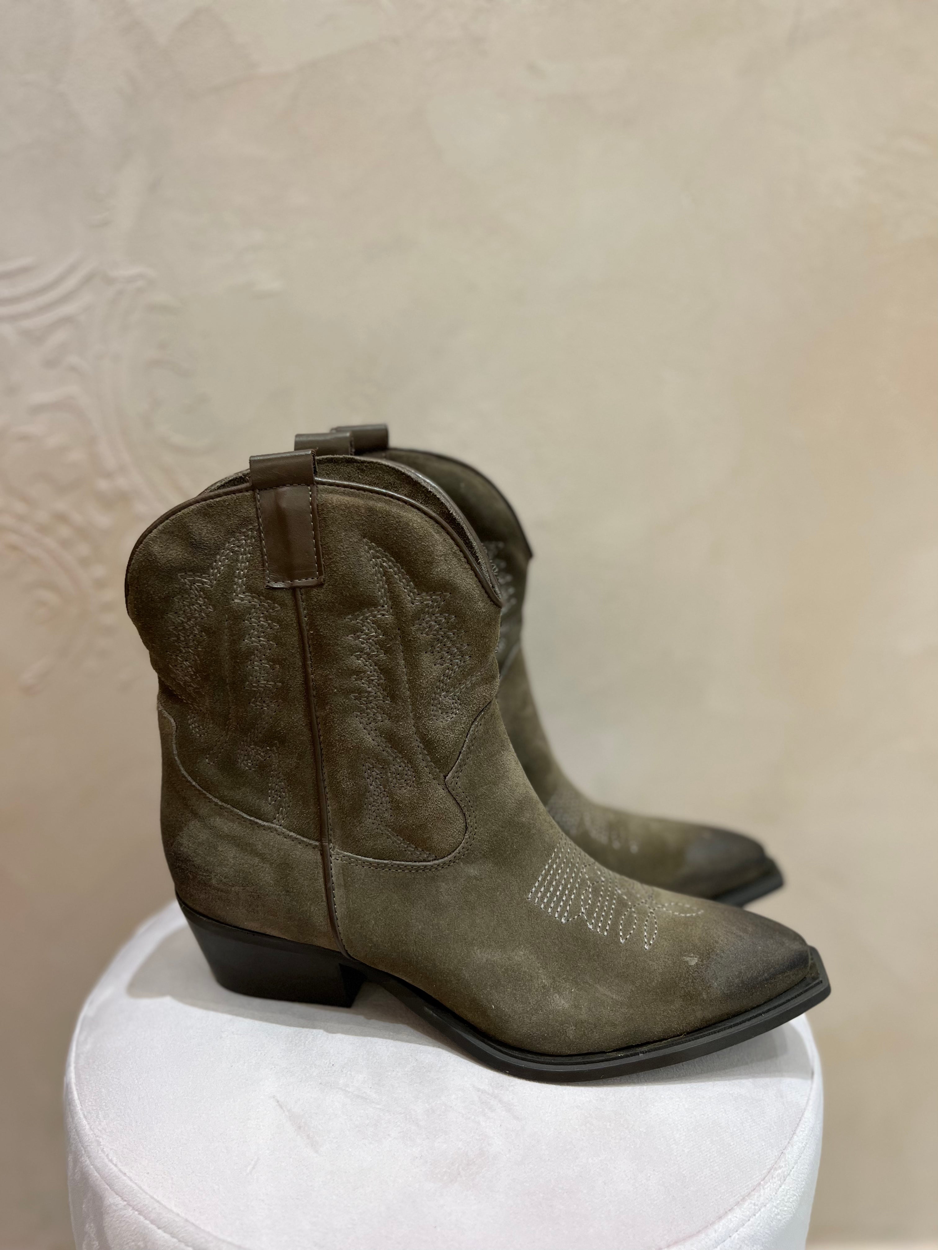 Stivaletto Texano Taupe