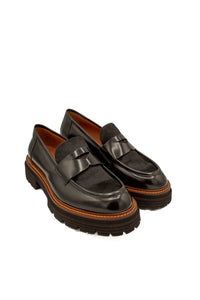 Mocassino cavallino nero