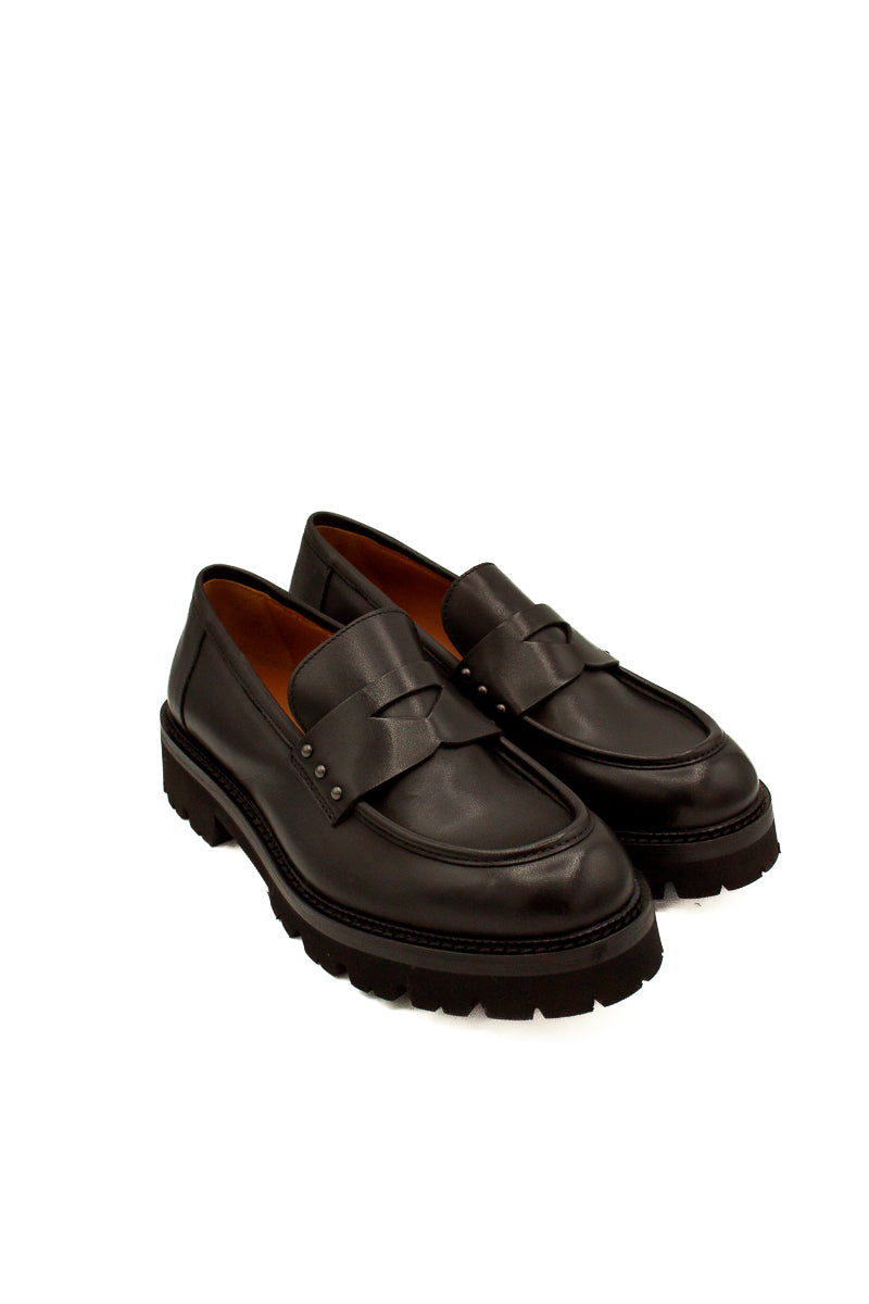 Mocassino nero micro