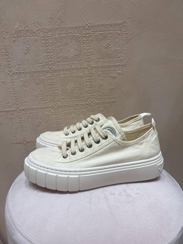 Victoria Sneakers Tela Panna