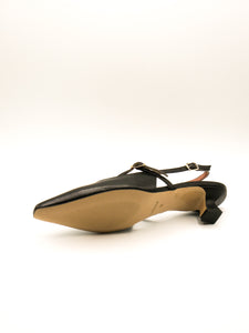 Slingback cinutrini nera