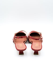 Slingback cinturini rossa