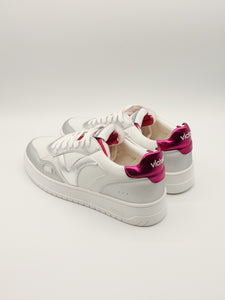 Sneakers bianca e argento