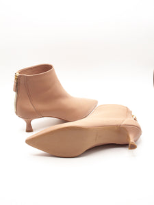 Stivaletto tacco kitten taupe