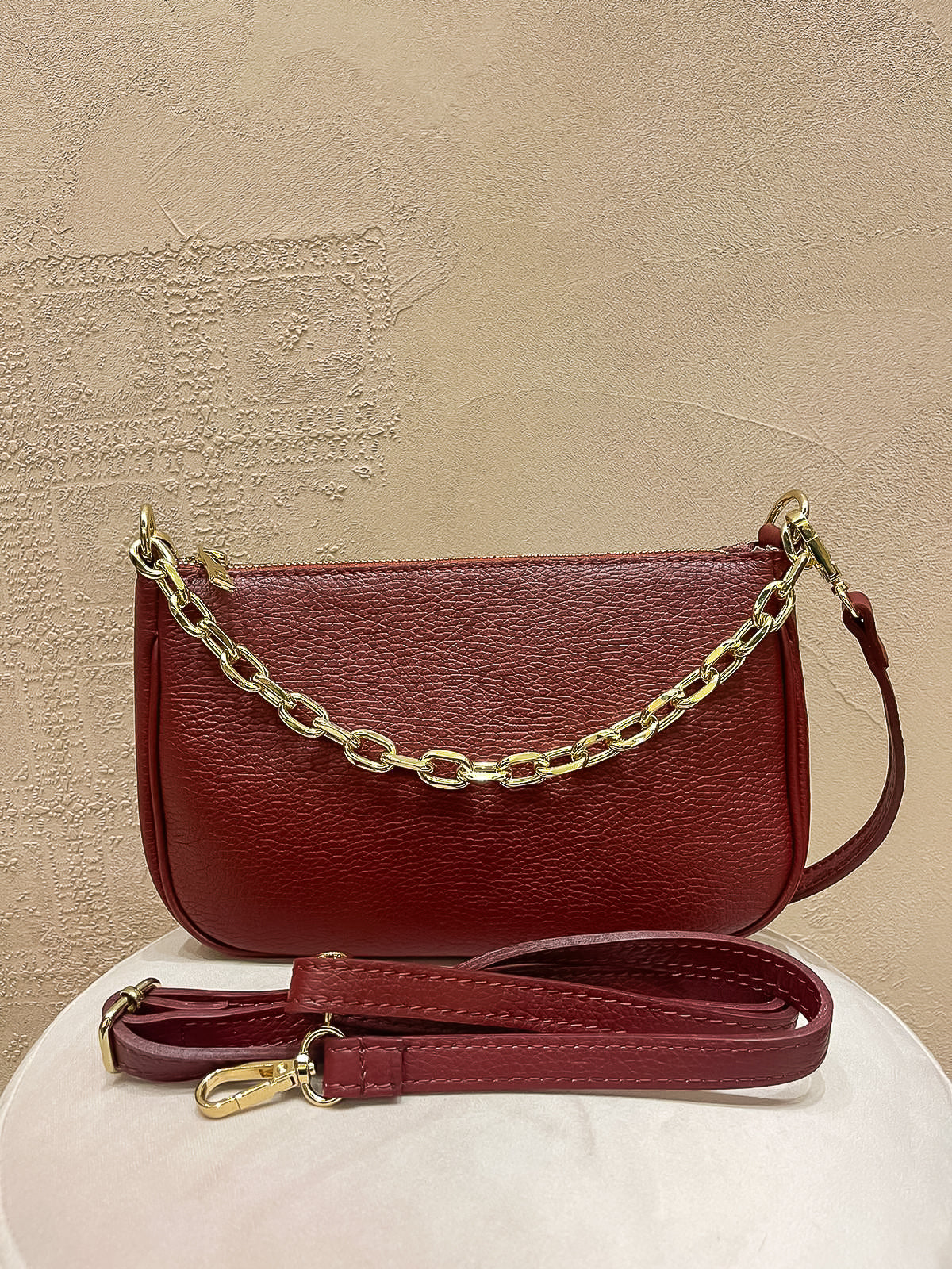 Borsa catena bordeaux