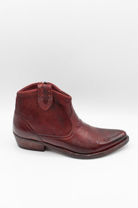 36620 Stivaletto Texano Brandy Camoscio/Pelle