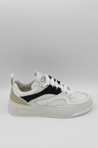 02382 Sneakers Bicolore Bianco Nero