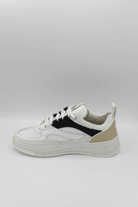 02382 Sneakers Bicolore Bianco Nero