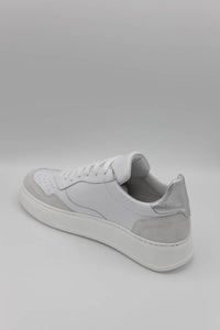 1130 Sneakers Pelle e Camoscio Bianco